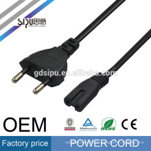 SIPU hohe Qualität Custom 220V VDE genehmigt europäischen Standard Ac 2pin EU Netzkabel